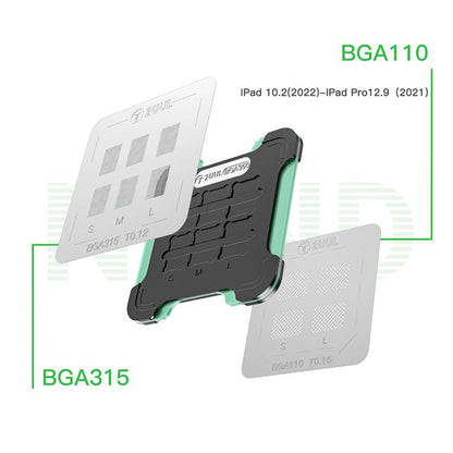 2UUL BH16 NAND Reballing Station Magnetic Double-Sided Soldering Platform Kit for Smartphone / Tablet Repair