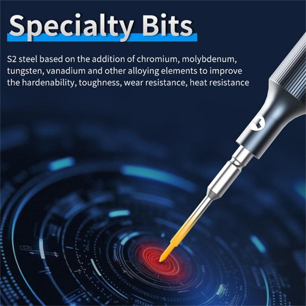 JITONGXUE JT-87 S2 Steel Non Slip Precision Screwdriver for Electronics Repair