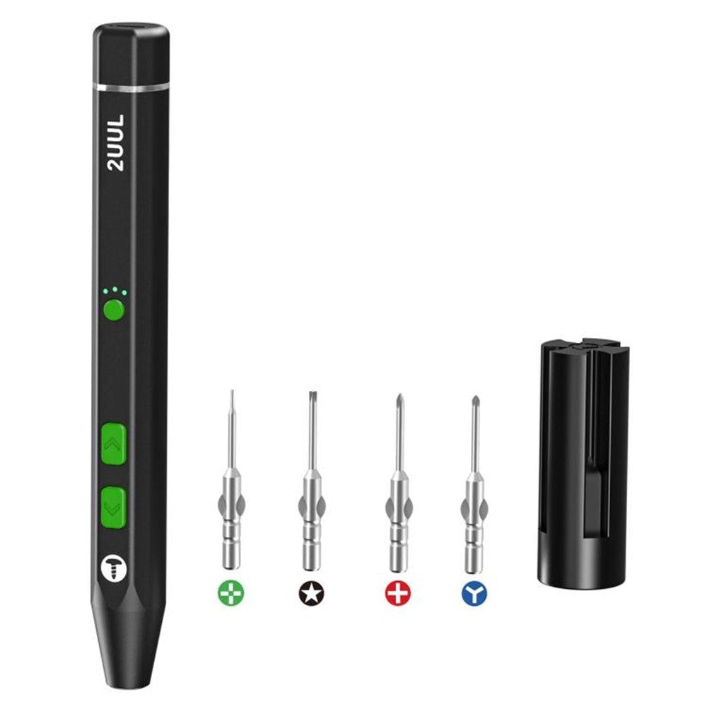 2UUL Twist Plus Electric Screwdriver Set High Speed 400 RPM Torque Protection For Phone Repair with LED Light
