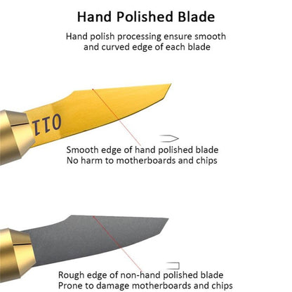QIANLI 011 16-in-1 Multi-Function Adhesive Removal Tool Set Ultra Thin Blades For Electronics Repair