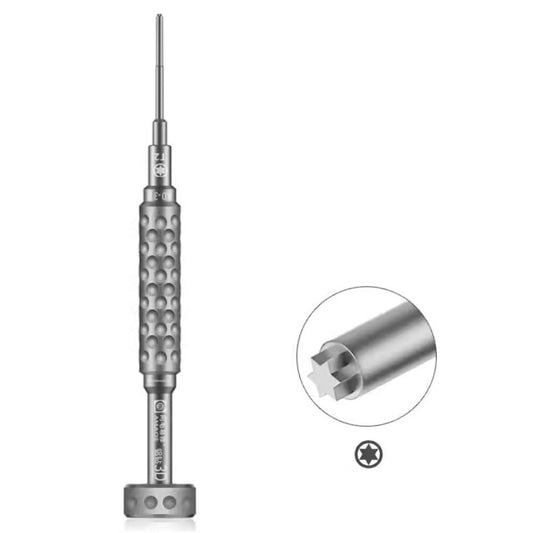 AMAOE AD-3D Precision Screwdriver Bits with Anti-Slip Aluminum Handle Strong Magnetic For Electronic Device Repair