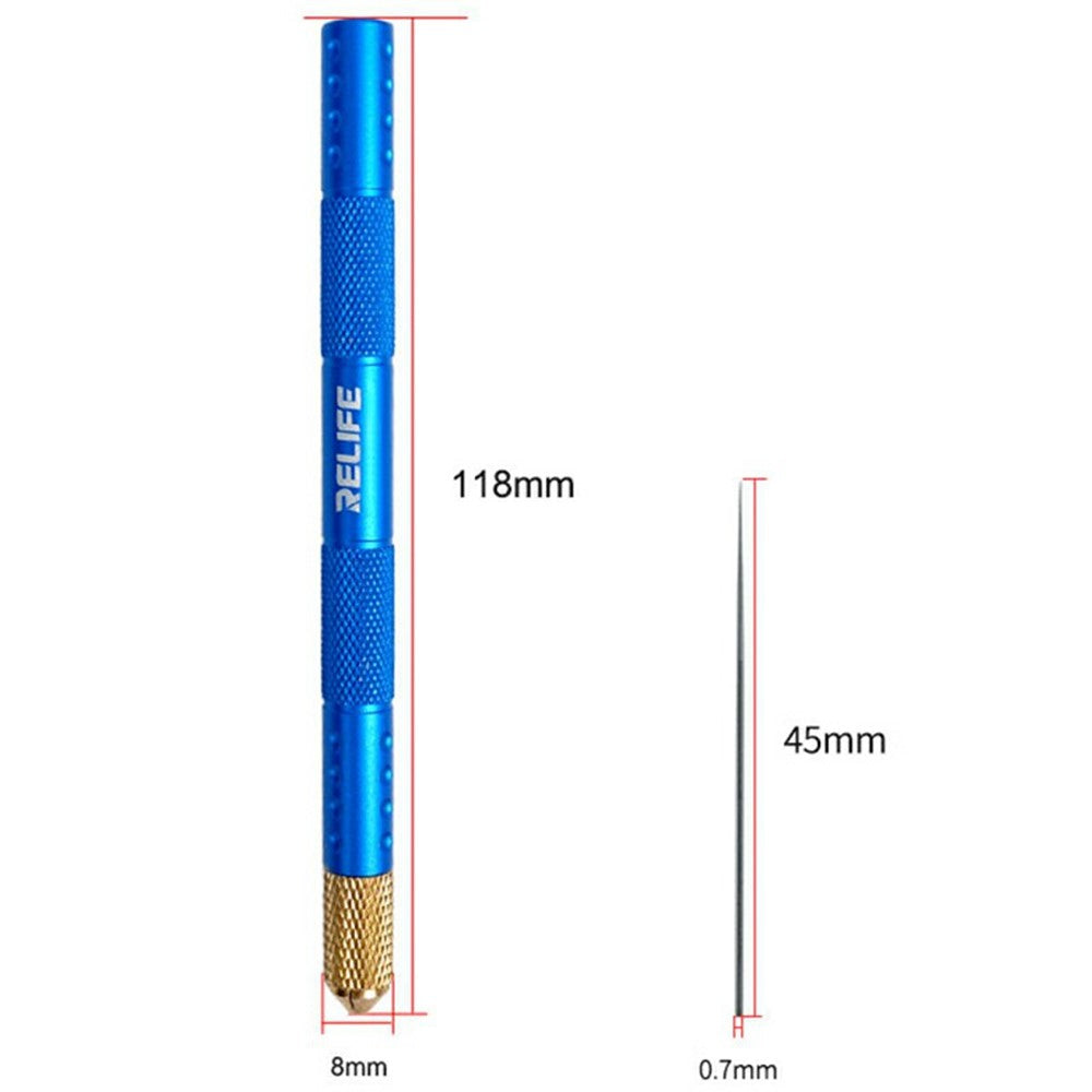 RELIFE TX3 Precision Chip Curling Prying Needle Kit for Electronic Repair