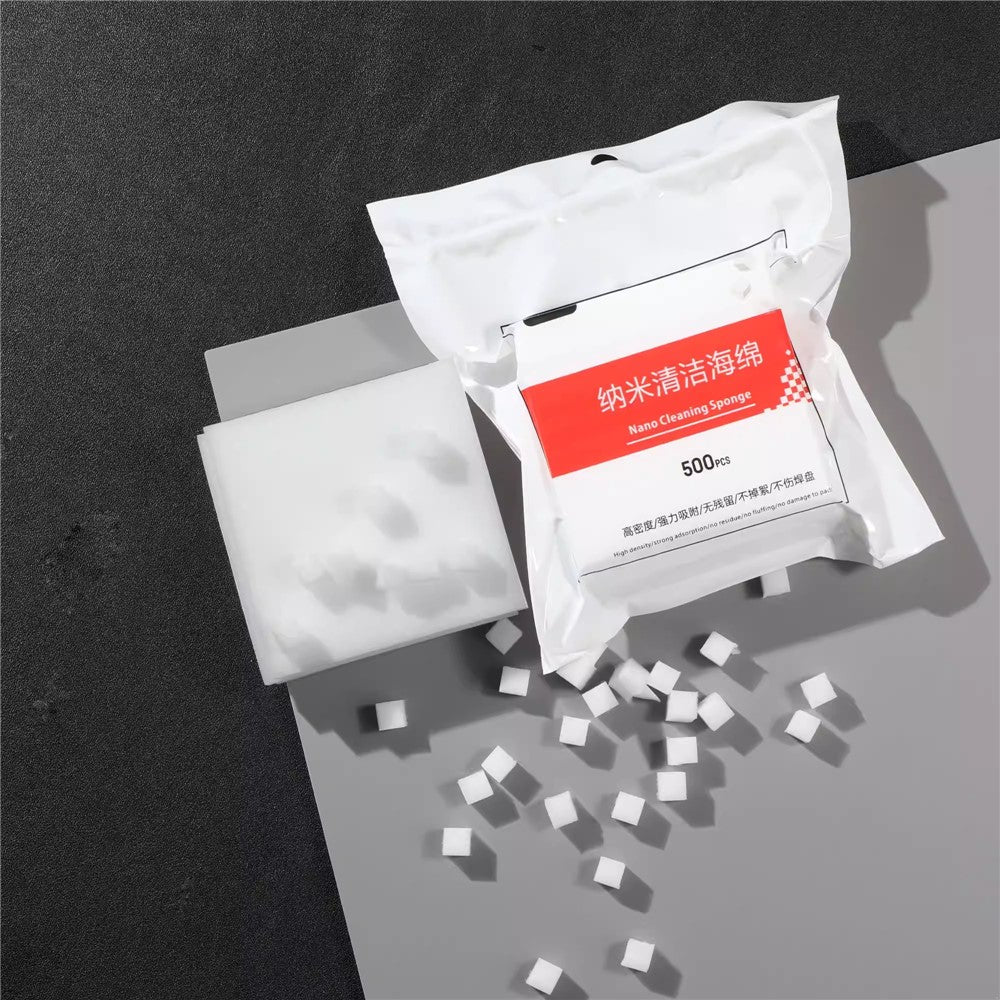 MY 500Pcs / Bag Nano Cleaning Sponge No Residue Cleaning Tool for Phone Repair