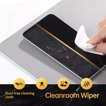 MY 400Pcs Lint Free Cleaning Cloth Superfine Fiber Dust Free Wipes for Electronics Repair