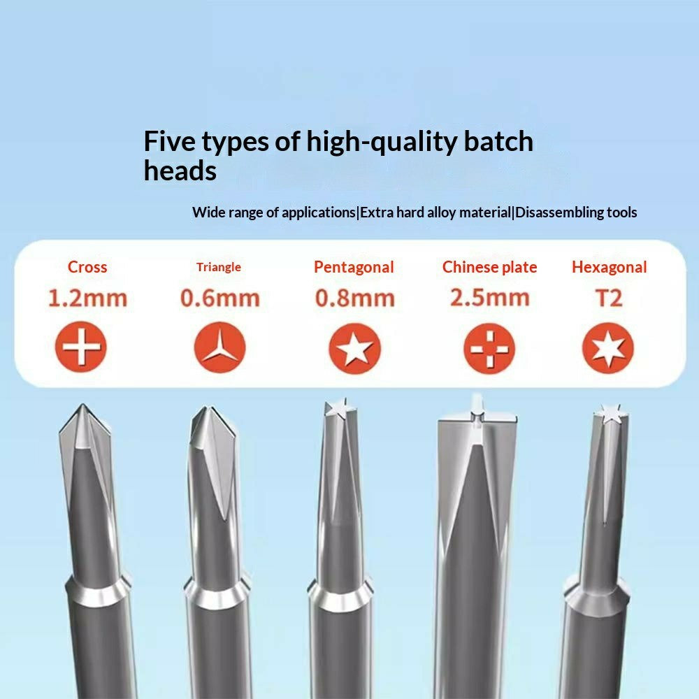 YCS 2D Y101 Precision Screwdriver Set Magnetic Bits Electronics Repair Tool For Phone Laptop Tablet