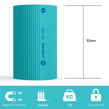 SUNSHINE SD-18E Lithium Electric Precision Screwdriver Kit 14Pcs S2 Alloy Steel Bits 3 LED Lights