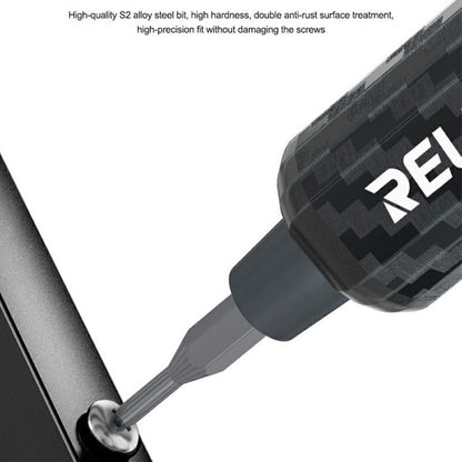 RELIFE E1 Carbon Fiber Electric Screwdriver Set LED Digital Display Screwdriver with 12Pcs S2 Steel Bits