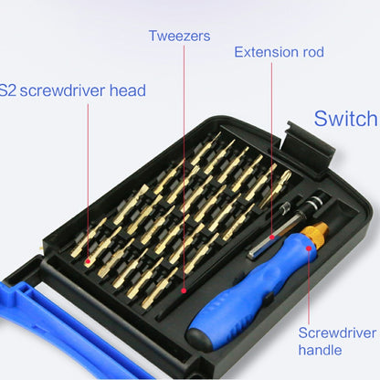 SUNSHINE SS-5114 27 in 1 Magnetic Screwdriver Set Hardware Repair Tool Kit for Phone Laptop Electronics Repair