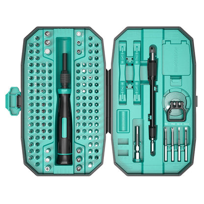 JIAFA MT-T152 152 in 1 Precision Screwdriver Set CRV Steel Magnetic Handle Repair Kit for Electronics