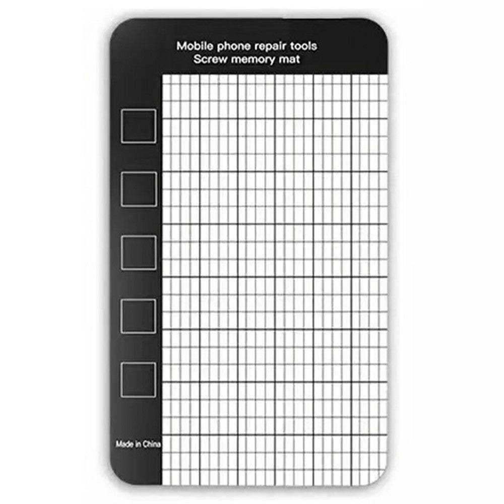 JIAFA 145 x 45mm Magnetic Screw Organizer Mat Memory Pad for Mobile Phone Repair Tools