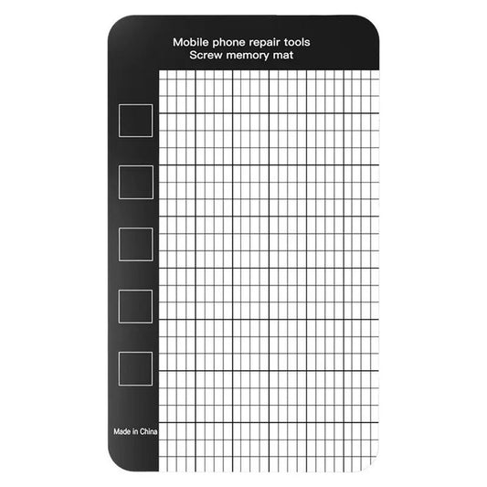 JIAFA 179 x 65mm Magnetic Screw Organizer Mat Memory Pad for Mobile Phone Repair Tools