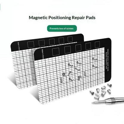 JIAFA 179 x 65mm Magnetic Screw Organizer Mat Memory Pad for Mobile Phone Repair Tools