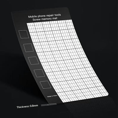 JIAFA 179 x 65mm Magnetic Screw Organizer Mat Memory Pad for Mobile Phone Repair Tools