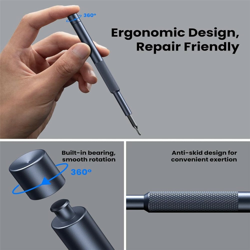 AXTH 25 in 1 Precision Screwdriver Set Magnetic Mini Repair Tool Kit for Phone, Computer, Watch, Laptop, Macbook