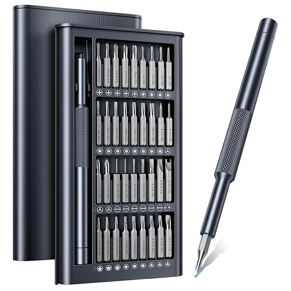 AXTH 37 in 1 Precision Screwdriver Set S2 Steel Bits Magnetic Driver Repair Kit for Phone Laptop Gaming Console Watch