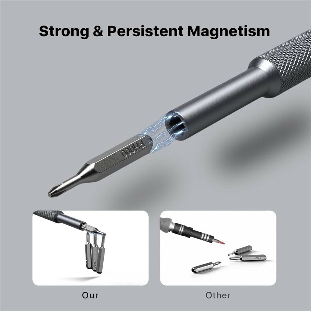 AXTH 37 in 1 Precision Screwdriver Set S2 Steel Bits Magnetic Driver Repair Kit for Phone Laptop Gaming Console Watch