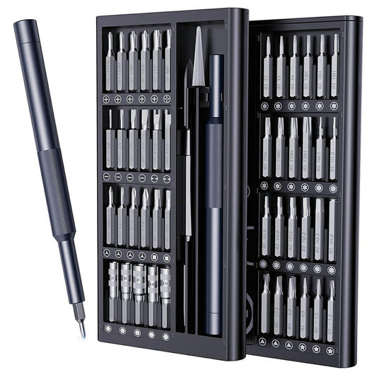 AXTH 50 in 1 Precision Screwdriver Set S2 Steel Magnetic Bits Repair Tool Kit for Phone Laptop Gaming Console Watch Glasses