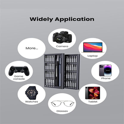 AXTH 50 in 1 Precision Screwdriver Set S2 Steel Magnetic Bits Repair Tool Kit for Phone Laptop Gaming Console Watch Glasses