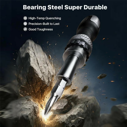 WESDUT 13 in 1 Ratchet Screwdriver Set 45-Tooth Multi-Bit Tool Kit for Home Repair Electronics