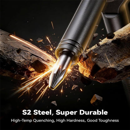WESDUT 32 in 1 T-Handle Ratchet Screwdriver Set S2 Steel Quick Release Tools Kit for Home Repair DIY