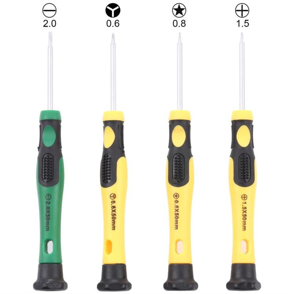 JF-8182 For iPhone 14 21 in 1 Precision Screwdriver Set Replacement Parts Battery Adhesive Tape Sticker + Middle Plate Frame Repair Tool Kit