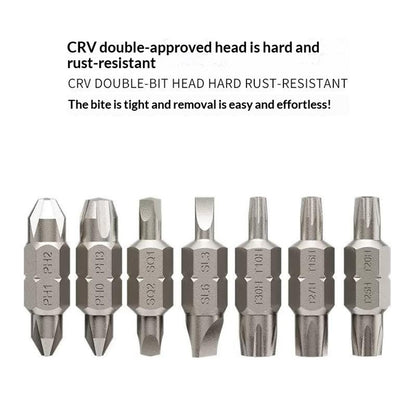 JIAFA 15 in 1 Dual Head Ratchet Screwdriver Set 14Pcs CRV Bits Magnetic Professional Repair Tool