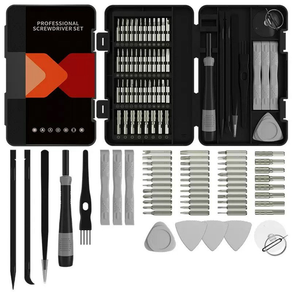 JIAFA 58 in 1 Precision Screwdriver Set CRV Magnetic Bits PP Handle Screwdriver for Phone Repair