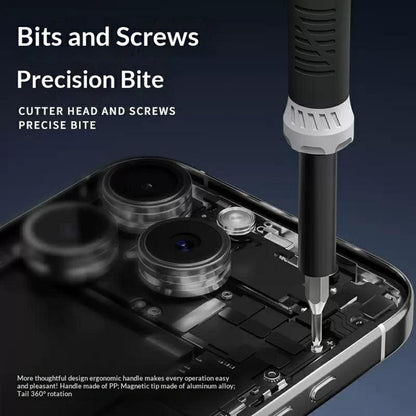JIAFA 58 in 1 Precision Screwdriver Set CRV Magnetic Bits PP Handle Screwdriver for Phone Repair