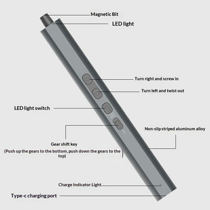 JIAFA 153 in 1 Electric Screwdriver Set S2 Steel Bits LED Light Screwdriver for Phone Laptop Repair