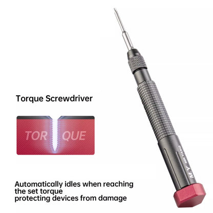 MR. YANG Torque Screwdriver with 5 Interchangeable Bits Auto Idle Precision Tool for Electronics Repair