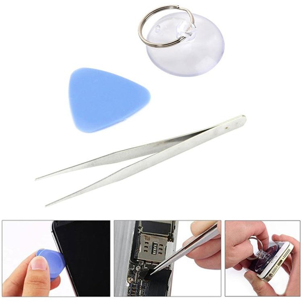 JF-8162 For iPhone 17 9 in 1 Battery Repair Tool Kit with Adhesive Pry Tools Screwdriver Set