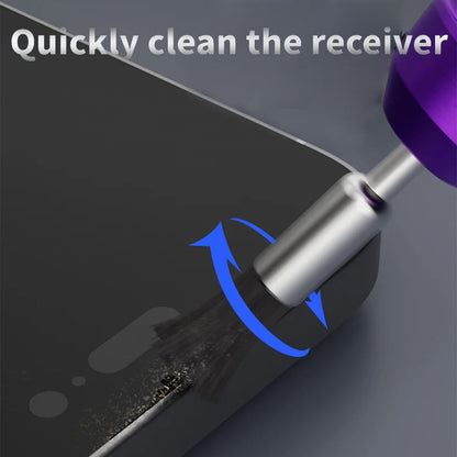 LANRUI QB95 10Pcs / Box 2.35mm Dust Cleaning Brush Steel Handle Dust Cleaning Mane Brush for Phone Repair IC Pad Motherboard