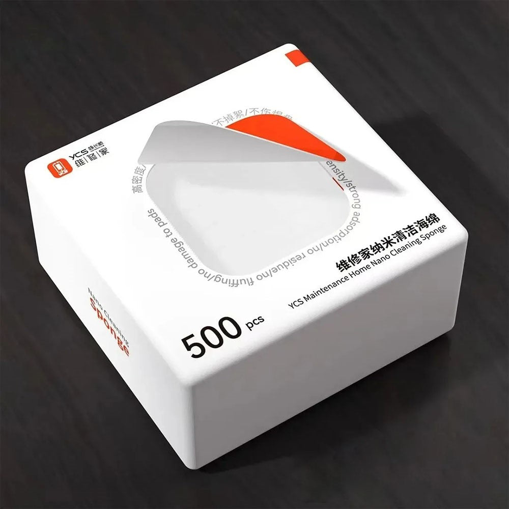 YCS HM01 500Pcs  /  Box Nano Cleaning Sponges High Density No Residue Electronic Maintenance Tools for Cleaning Screen  /  Camera  /  Motherboard  /  Soldering Flux
