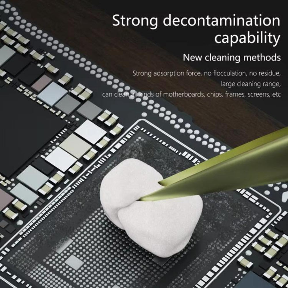 MAANT 500Pcs  /  Box High Density Nano Cleaning Sponge No Residue Electronic Maintenance Tools for Electronics PCB Chip Screen