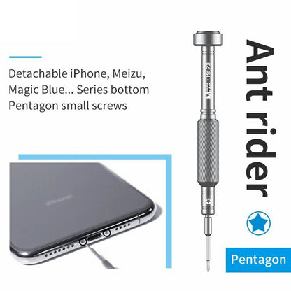 MAANT MY-901 Precision Screwdriver Magnetic Tip Antirust Alloy Anti-slip Handheld Screwdriver for Phone Repair iPhone