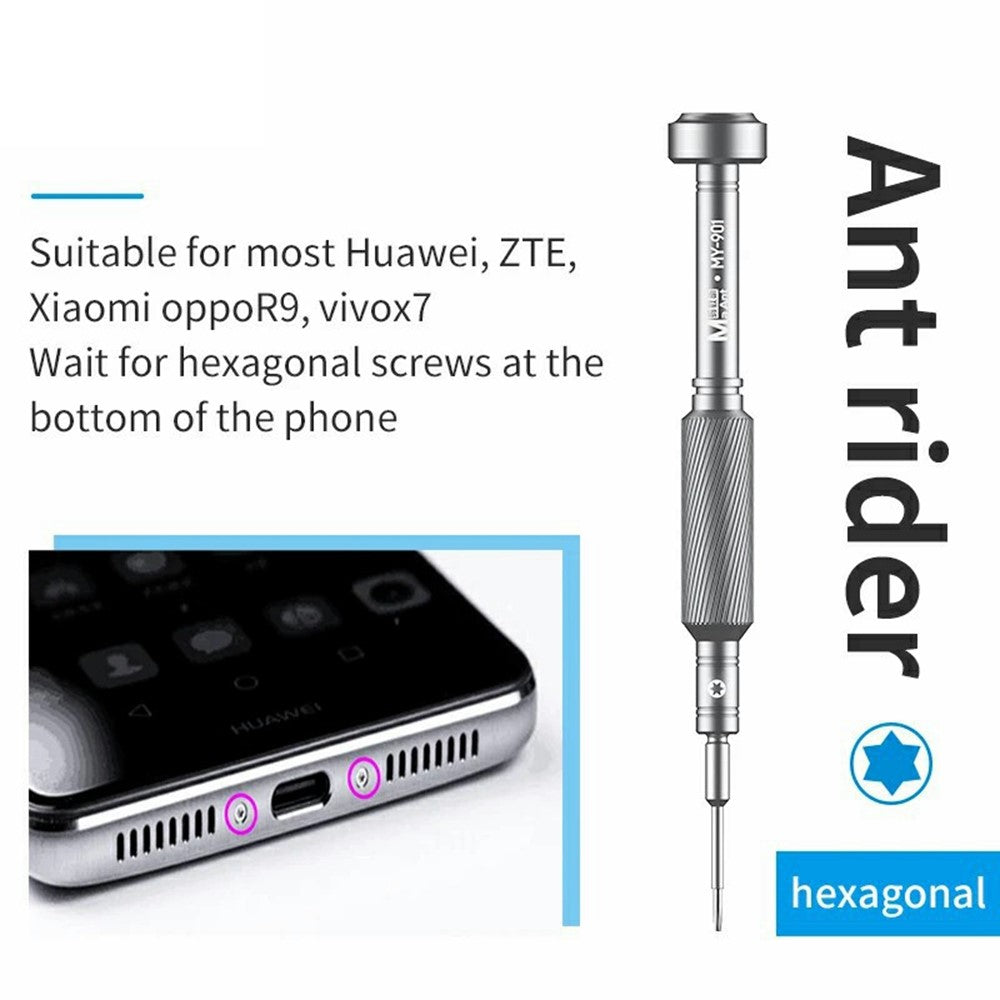 MAANT MY-901 Precision Screwdriver Magnetic Tip Antirust Alloy Anti-slip Handheld Screwdriver for Phone Repair iPhone