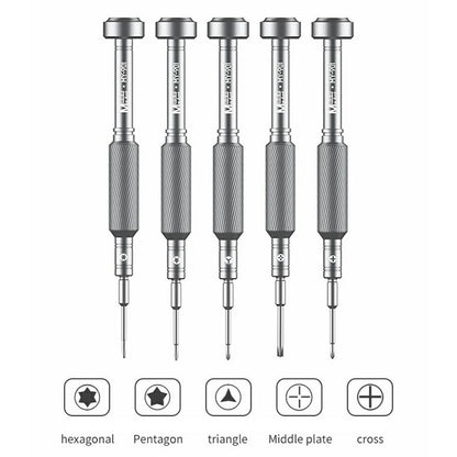 MAANT MY-901 Precision Screwdriver Magnetic Tip Antirust Alloy Anti-slip Handheld Screwdriver for Phone Repair iPhone