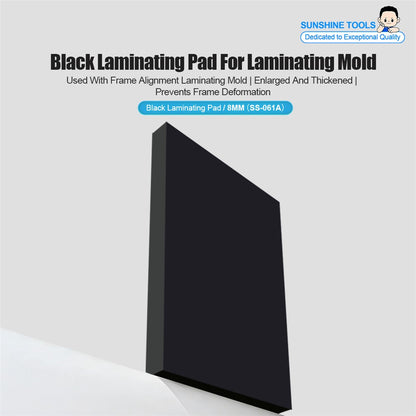 SUNSHINE SS-061A 8mm Thickened Laminating Pad Sponge Pad Laminating Mat for Phone Screen Repair Positioning Mold Frame Protection