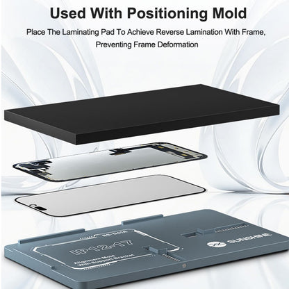 SUNSHINE SS-061A 8mm Thickened Laminating Pad Sponge Pad Laminating Mat for Phone Screen Repair Positioning Mold Frame Protection