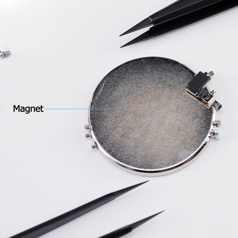 QIANLI INEEZY FX-03 0.15mm Fine Type Hand-polished Non-magnetic Precision Stainless Steel Tweezers for Jump Wire