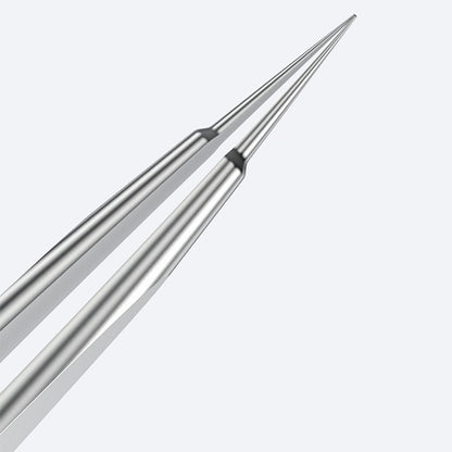 QIANLI INEEZY YK-02 Hand-polished Non-magnetic Precision Stainless Steel 0.1mm Wide Type Pointed Tweezers
