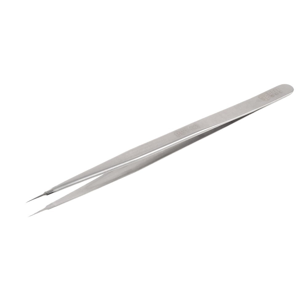 BEST BST-22 Hand Polish Jumper Wire 3D Tweezers for Planting Tin IC Chip Micro Repair Forceps