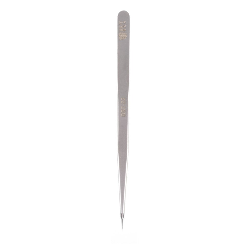 BEST BST-22 Hand Polish Jumper Wire 3D Tweezers for Planting Tin IC Chip Micro Repair Forceps