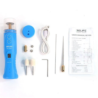 RELIFE RL-056D Professional Electric Glue Remover Machine for Mobile Phone Touch Screen Repair Anti-Skid Handle Tool Smart Cutting and Degumming Machine with 6-Speed Adjustable