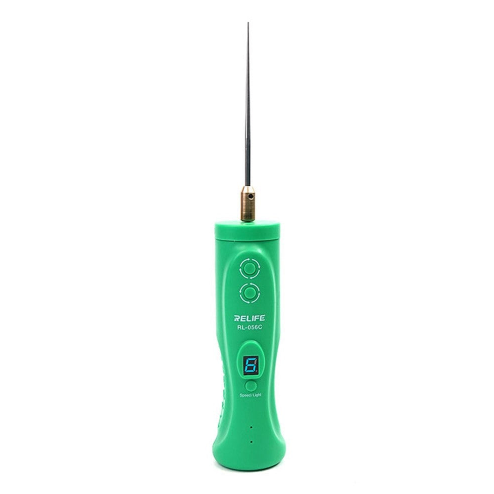 RELIFE RL-056C Electric Glue Remover for Mobile Phone Touch Screen Smart Repair Handle Tool Anti-Skid Glue Removal Machine with 6 Gear Adjustable/LED Light