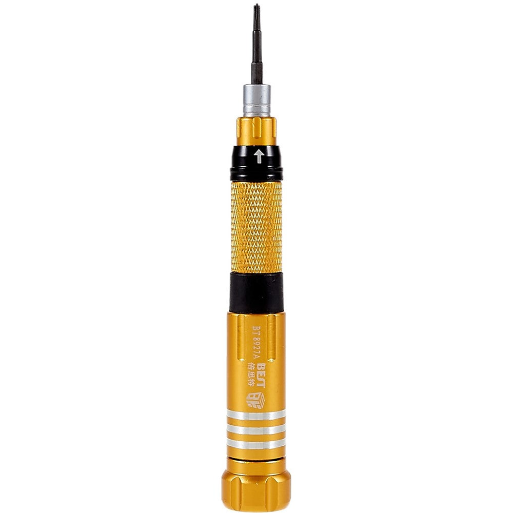 BEST BST-8927 6 in 1 Screwdriver Set Handheld Anti-slip Screwdriver Repair Tool Kit with Bits