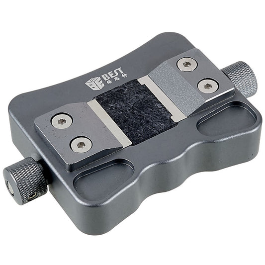 BEST Cell Phone BGA IC Glue Remove Fixture Stainless Steel Repair Bracket Tool with Non-Slip Buckle Ultra-Thin Buckle