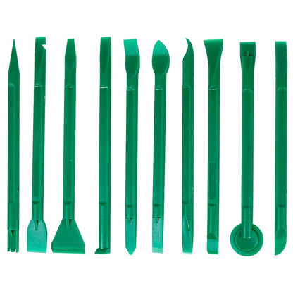 BEST BST-041 10 in 1 Multipurpose Plastic Disassembly Tools Set Opening Tool Plastic Double-Sided Pry Tool Repair Parts for iPhone Android Devices