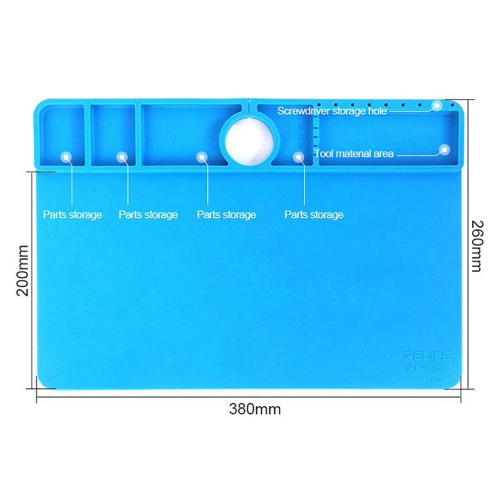 RELIFE RL-004I Microscope B3 Base Maintenance Pad Insulation High Temperature Microscope Repair Pad for BGA Soldering Station