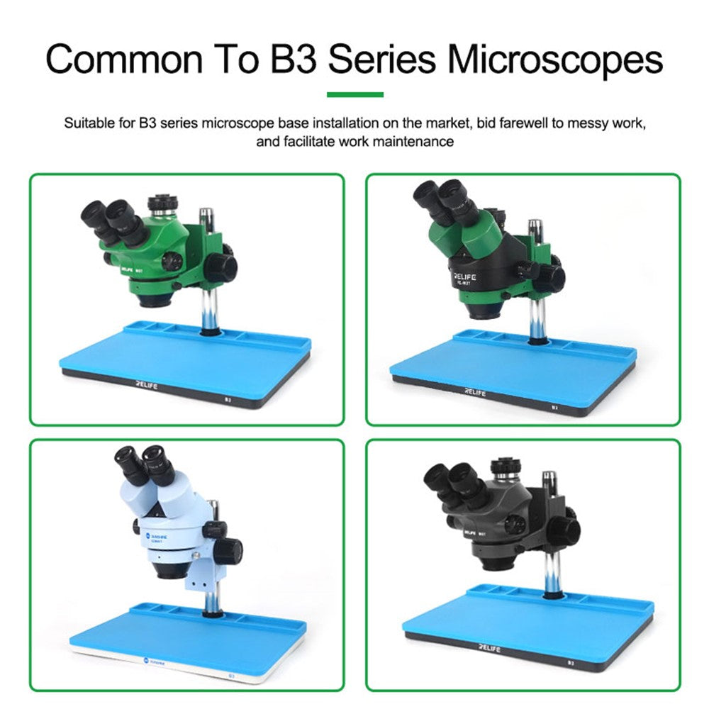 RELIFE RL-004I Microscope B3 Base Maintenance Pad Insulation High Temperature Microscope Repair Pad for BGA Soldering Station